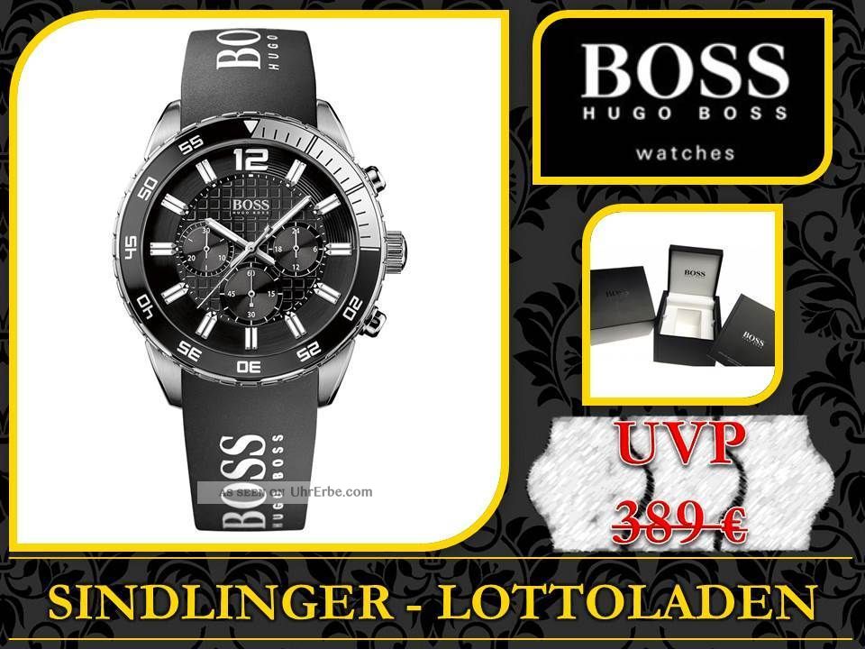 Hugo Boss Hb1512868 Herren Chronograph Silikon Uhr Damen Luxusuhr Armbanduhren Bild