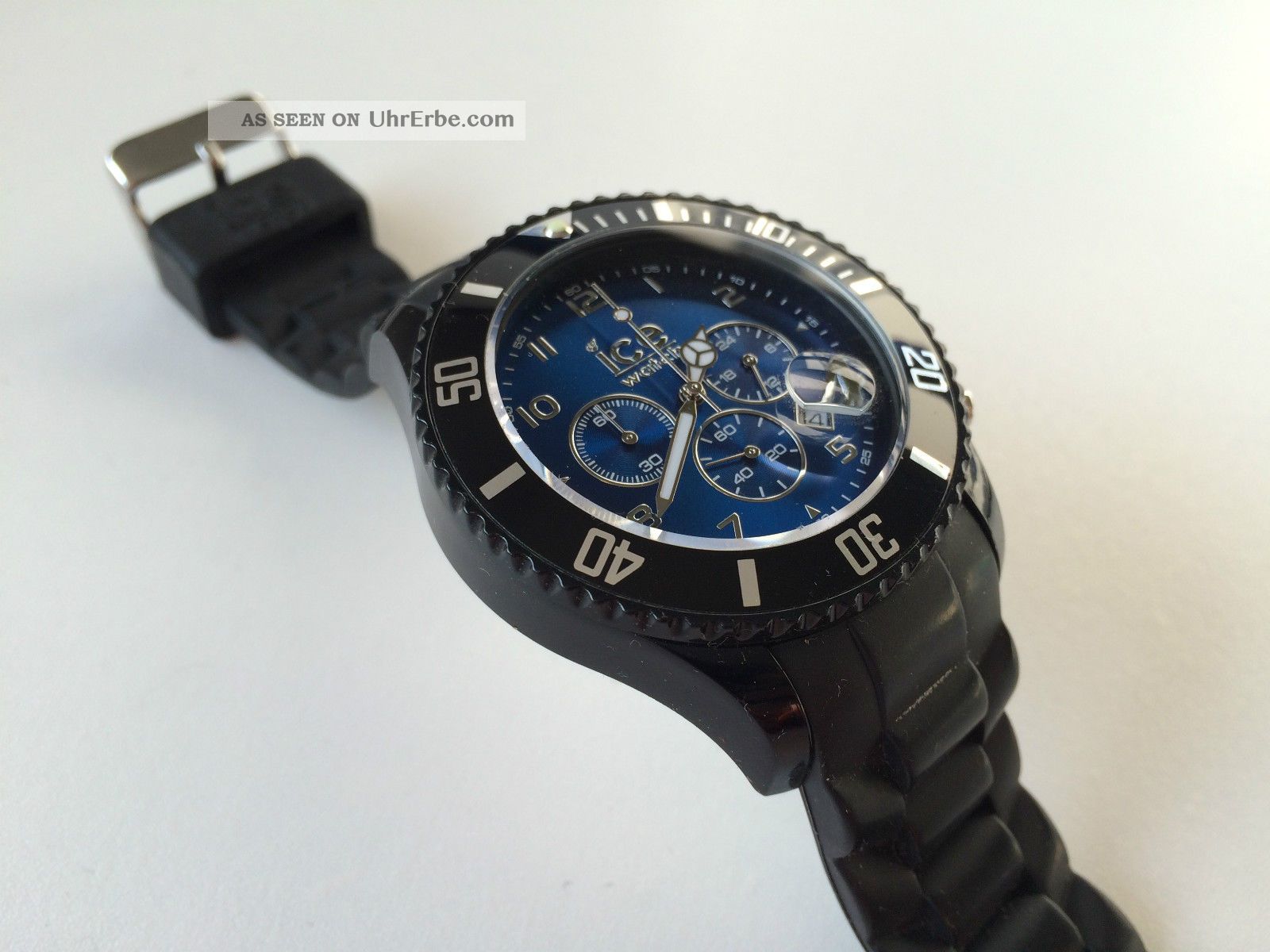 Ice Watch Ice - Blue Chrono - Black - Blue - Big Blue / Black,  Blau / Schwarz Armbanduhren Bild