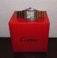 Cartier Santos Herrenuhr Edelstahl Quarz Armbanduhren Bild 10
