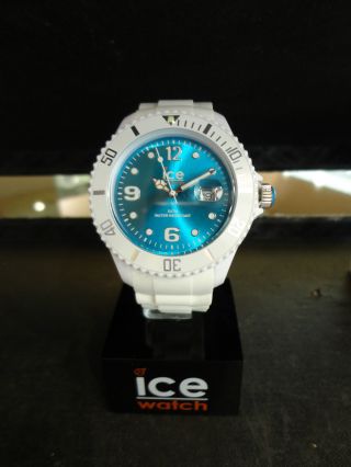 Ice Watch Si.  Wt.  B.  S.  10 Damen Uhr Herren Big Weiss/ Turquoise Bild