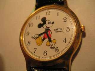 Armbanduhr Von Seiko Mit Micky Maus Motiv. Bild