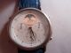 Seiko Quarz Mondphasen Uhr,  480163,  Blaues Lederarmband,  Regulatoren Anzeige Armbanduhren Bild 3