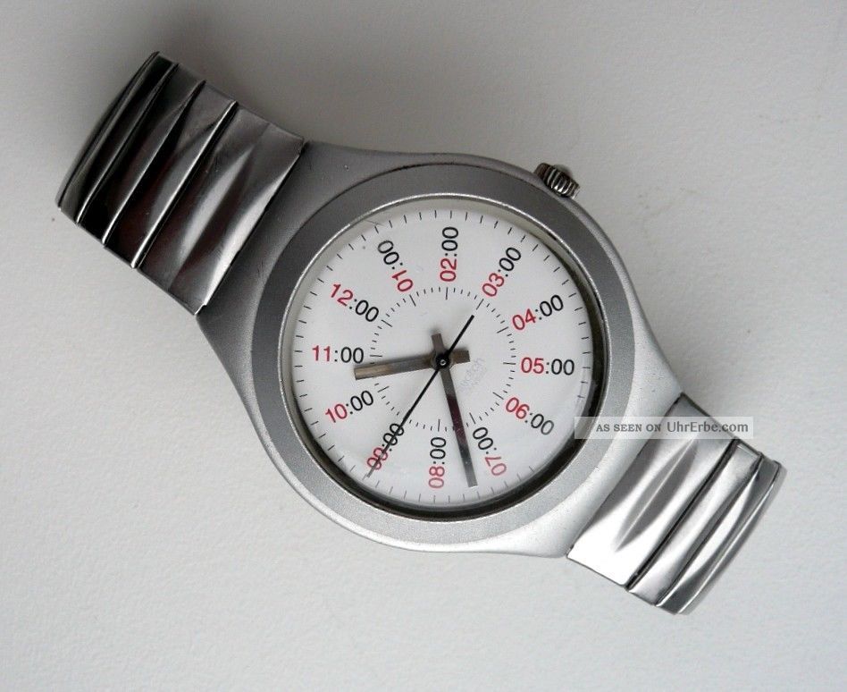 Swatch Irony Big Perfect 12 Ygs1003 Damenuhr Herrenuhr 1996 Armbanduhren Bild