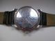Hirsch Herren Quartz Armband - Uhr Stainless Steel Echt Leder Armband Klassisch Armbanduhren Bild 2