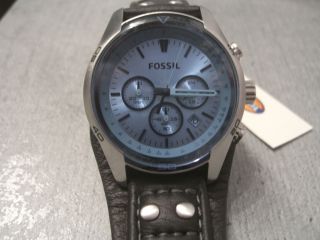 Fossil Herren Kult - Uhr Ch 2564 Mit Lederarmband Und Box Ovp Top 1a Rar Bild