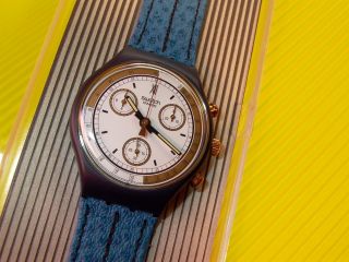 Swatch Chrono Skipper In & Ovp,  Neuer Batterie Scn100 Bild