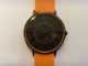 M&m Germany Uhr Damenuhr M11870 - 787 Geradlinig Lederband Orange Color Blocking Armbanduhren Bild 1