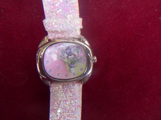 Mädchenarmbanduhr Diddlina,  Diddl Rosa/pink Glitzer Armband Wie Bild