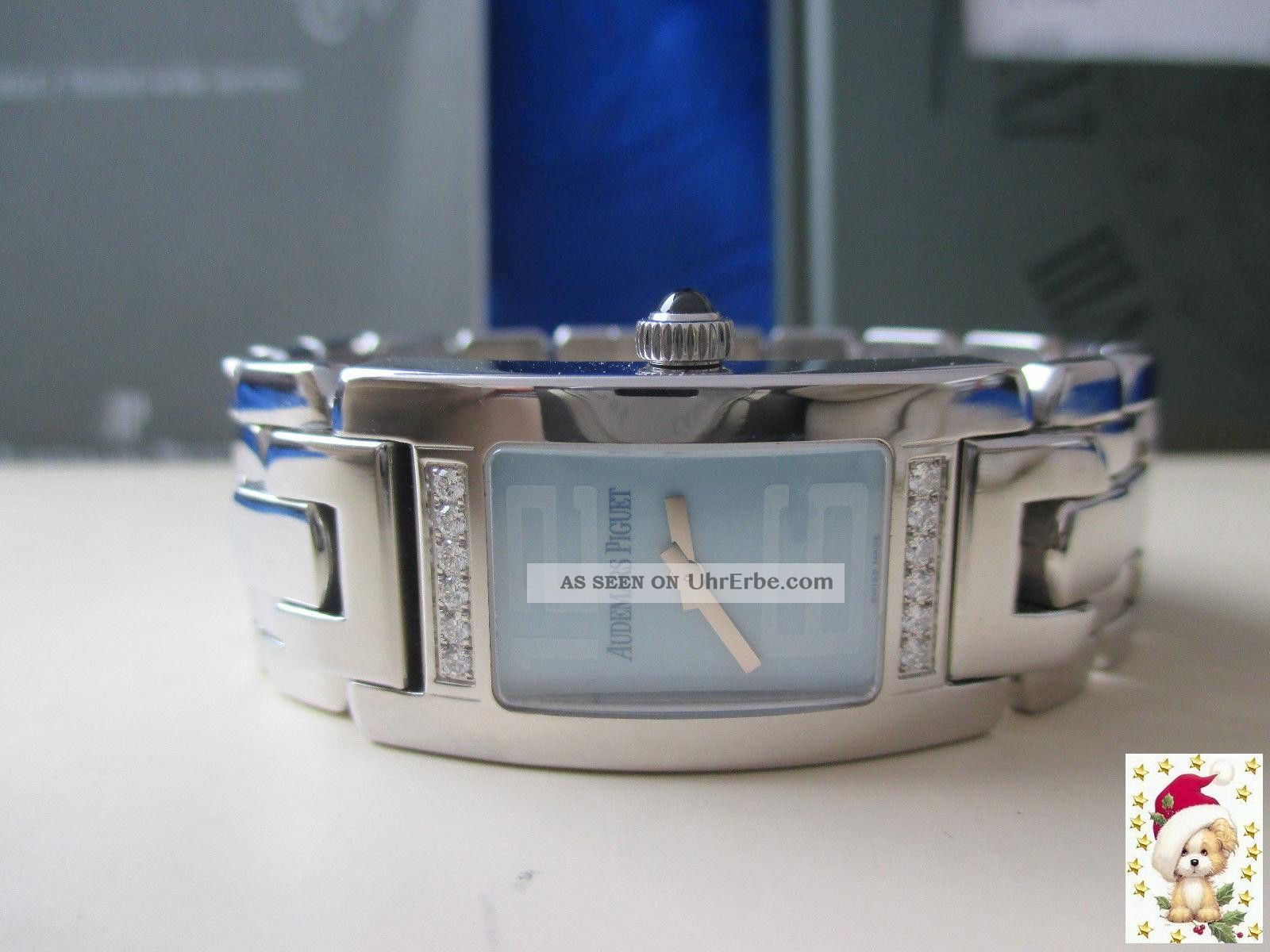 Damen Audemars Piguet Promesse In Stahl - Stahlband Diamantbesatz Papiere Armbanduhren Bild