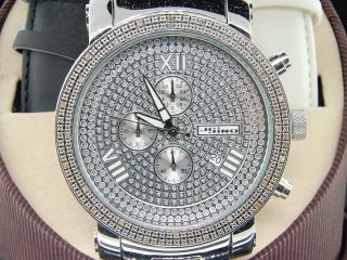 Herren Armbanduhr Jojino/jojo/joe Rodeo Diamant Schimmernd 0.  25 Ct 50mm Mj - 1099 Bild
