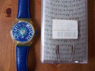 Swatch Gent Musicall Slk 100 Tone In Blue Aus Sammlung Bild