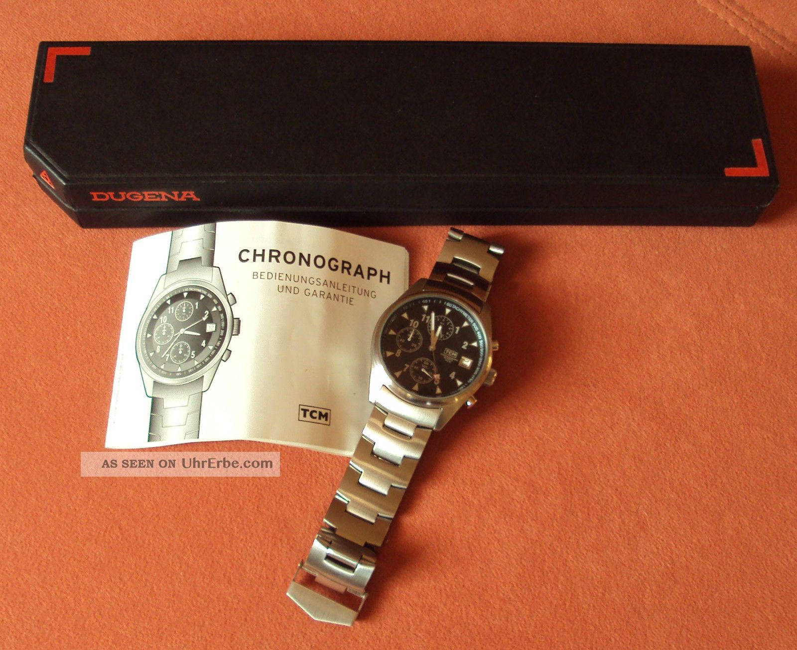 Armbanduhr,  Chronograph,  Tcm,  In Geschenke - Box,  Und Unbenutzt Armbanduhren Bild
