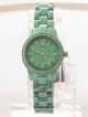 Guess Damenuhr / Damen Uhr / Armbanduhr Aluminium Band Strass Grün W80074l4 Armbanduhren Bild 1