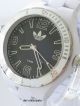 Adidas Herrenuhr / Herren Uhr Kunststoff Datum Weiß Schwarz Big Adh2737 Armbanduhren Bild 1