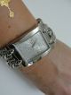 Guess Damen Uhr U85106l1 Silber Strass Edelstahl Armbanduhr Panzerketten Armbanduhren Bild 4