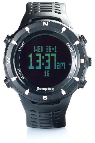 Semptec Outdoor - Armbanduhr Für Trekking,  Black - Edition Bild