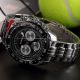 V Curren Mode Herrenuhr Silber - Gehäuse Edelstahl Sportstil Quarzuhr Armbanduhr Armbanduhren Bild 2