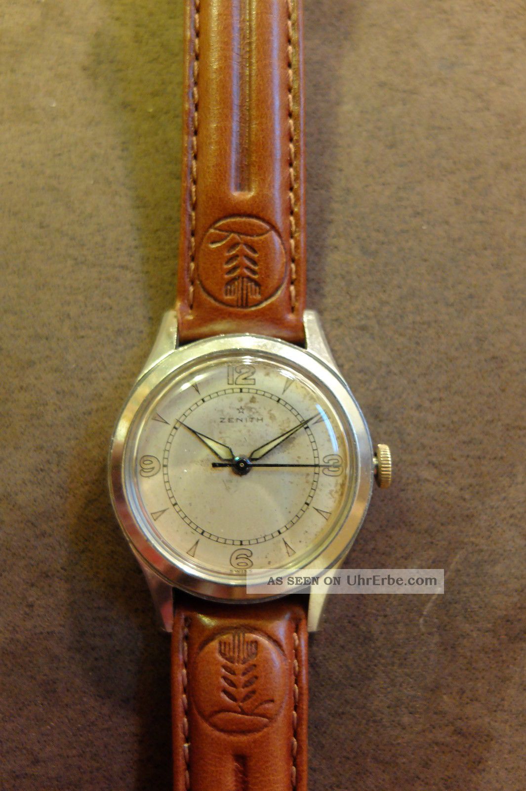 Hau,  Zenith,  Edelstahl,  50er Jahre Armbanduhren Bild