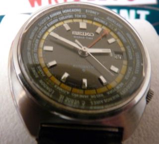 Vintage Seiko World Time Gmt Automatic 6117 - 6400 Bild