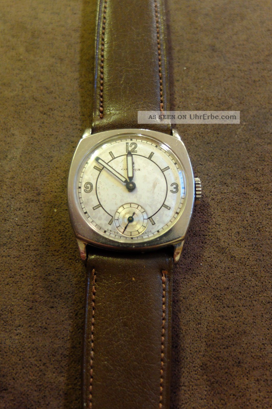 Hau,  Omega,  Edelstahl,  30er Jahre Armbanduhren Bild
