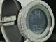 Herren Digital 2 Zeitzone Gucci Weiße Diamant Uhr 12,  Ct Armbanduhren Bild 16