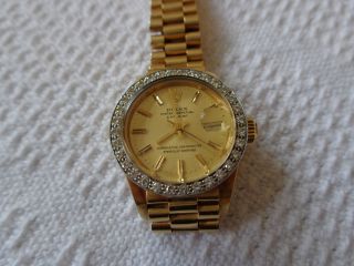 Damen Uhr Rolex Oyster Perpertual Von 1982 Bild