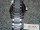 Hugo Boss,  Große Metallarmband - Uhr,  Silbern,  Geschenkbox,  Zertifikat,  Edel, Armbanduhren Bild 4