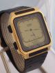 Uhr Citizen 9560 Digital Ana - Digi Vintage Lcd Rubber Dual Time Ct23 Men ' S De Armbanduhren Bild 1