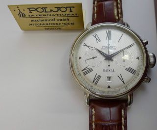 Poljot International Baikal 3133.  1940911 Herren Armbanduhr Handaufzug Bild