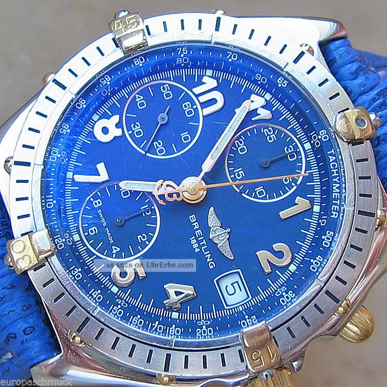 Luxusuhren Luxusuhr Chronograph Breitling Chrono Chronomat Herren Uhr Luxus Hau