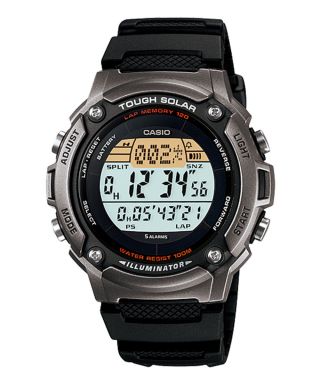 Casio Armbanduhr Solar Alarm Countdown Weltzeit Licht Stoppuhr W - S200h - 1avef Bild