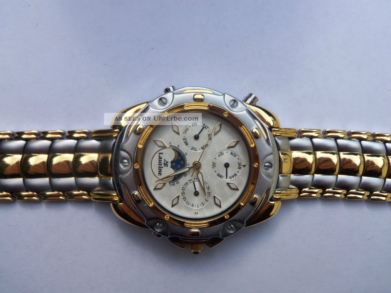 Schweizer Qualität Mit Tradition Laurine Armbanduhr,  Unsex,  Bicolor Uvp 399€ Armbanduhren Bild