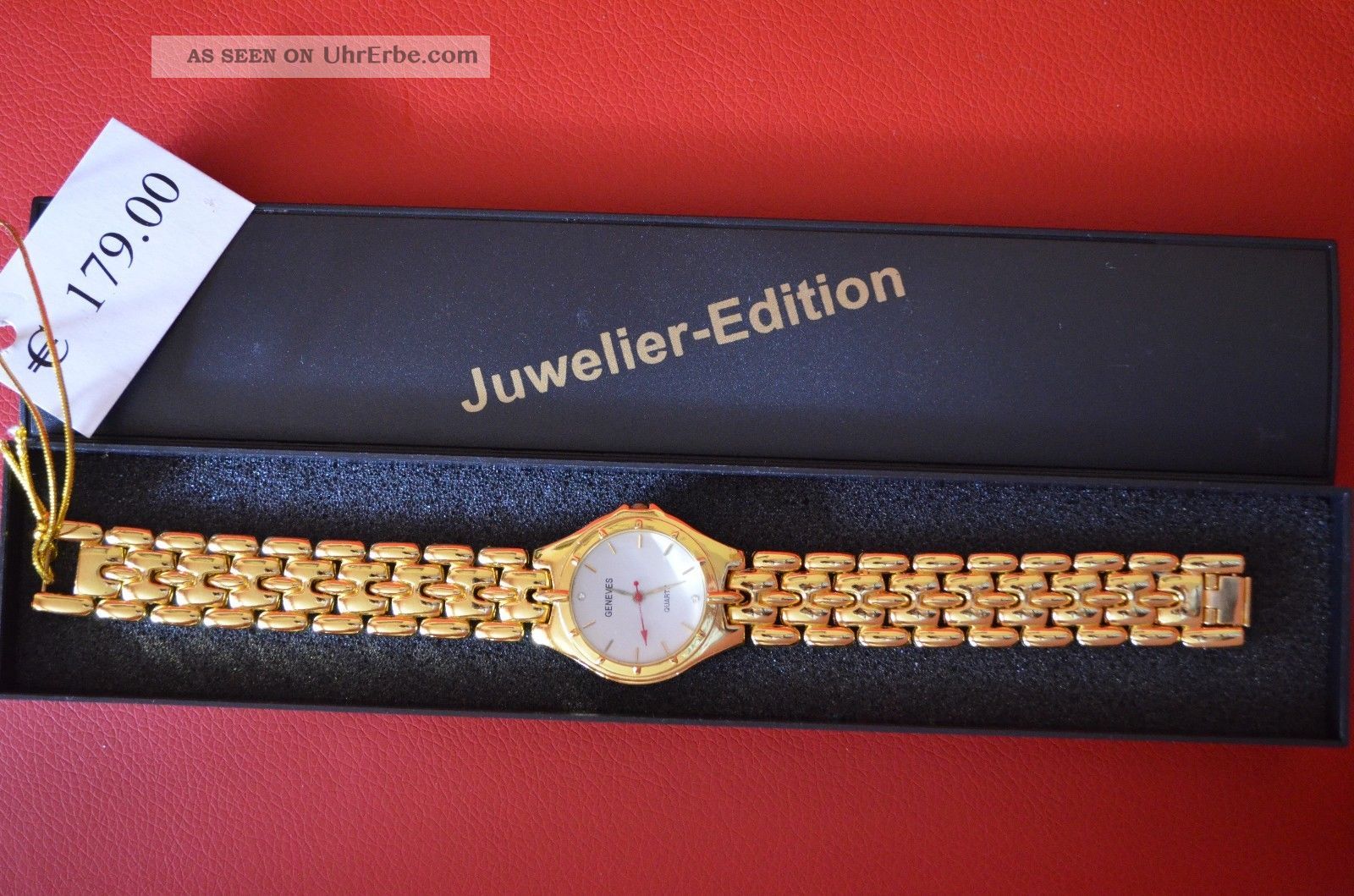 Geneves Golduhr In Juwelierbox Np.  179 €bitzversand Armbanduhren Bild