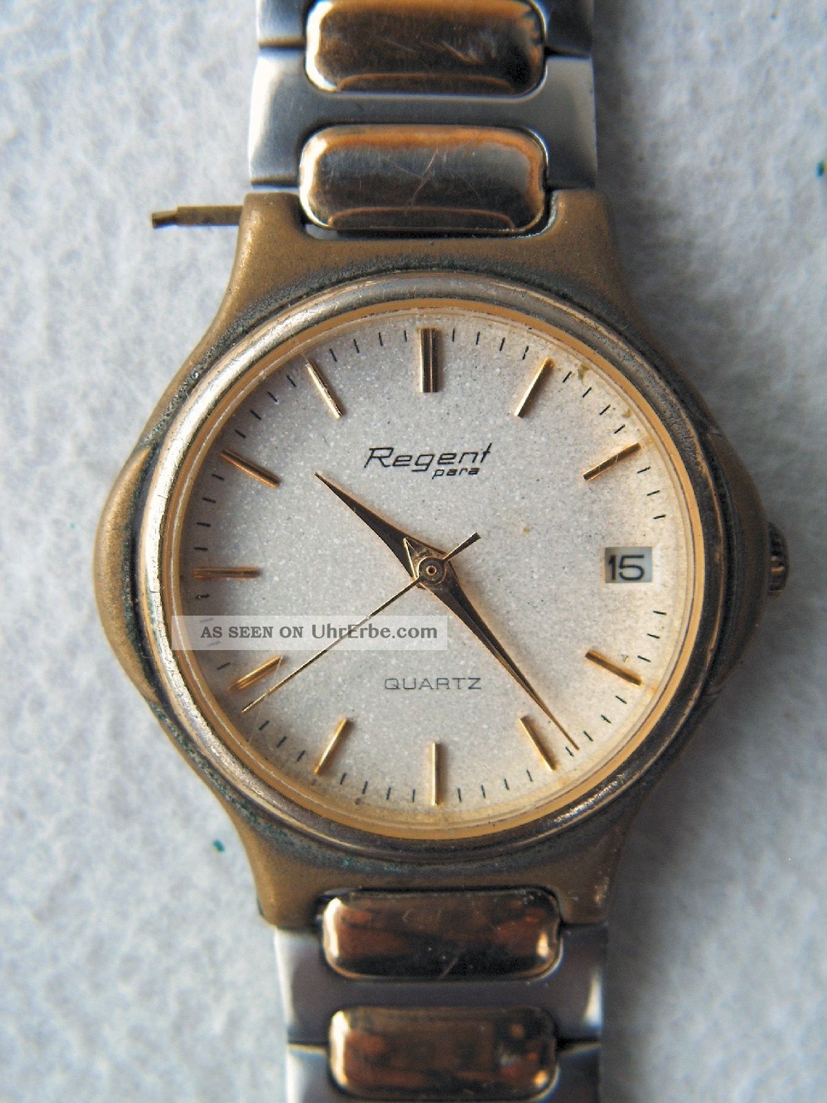 Armbanduhr Der Marke Regent Para - Edelstahlarmband,  Damen,  Analog,  Datum Armbanduhren Bild