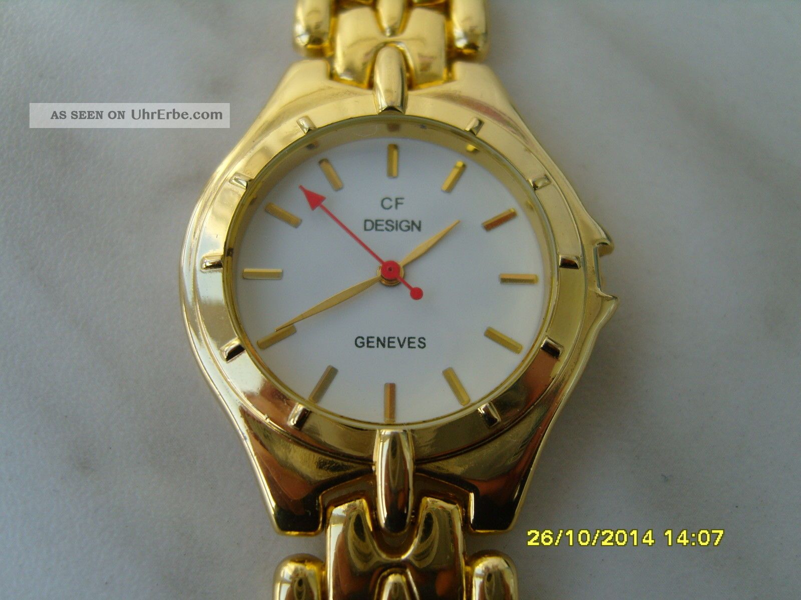 Damen Armband Uhr Geneves Cf Design - Neuwertig Armbanduhren Bild