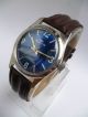 Rare Fortis Military Blue Eye Handaufzug,  Vintage,  Top,  Sehr Schön Armbanduhren Bild 2