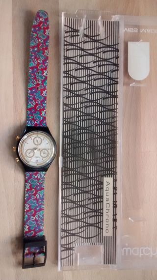 Swatch Atlanta 1996 Aqua Chrono Bild