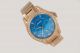 Fossil Riley Damenuhr / Damen Uhr Rose Gold Blau Strass Datum Selten Es3569 Armbanduhren Bild 3