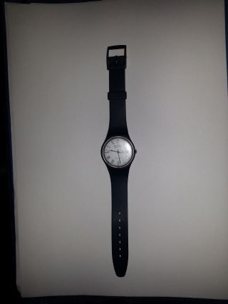 Swatch 1983 Blaue Standard Gent Gn701d RaritÄt Sammler Bild