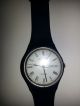 Swatch 1983 Blaue Standard Gent Gn701d RaritÄt Sammler Armbanduhren Bild 3