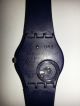 Swatch 1983 Blaue Standard Gent Gn701d RaritÄt Sammler Armbanduhren Bild 6