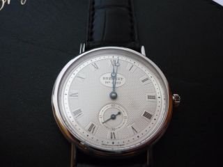 Breguet Ref: 3910,  Weißgold Armbanduhr,  Handaufzug,  Hinschauen Bild