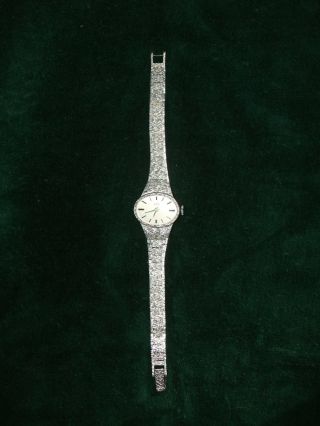 Damen Armbanduhr Emka Swiss 0,  925 Sterling Silber Handaufzug Bild