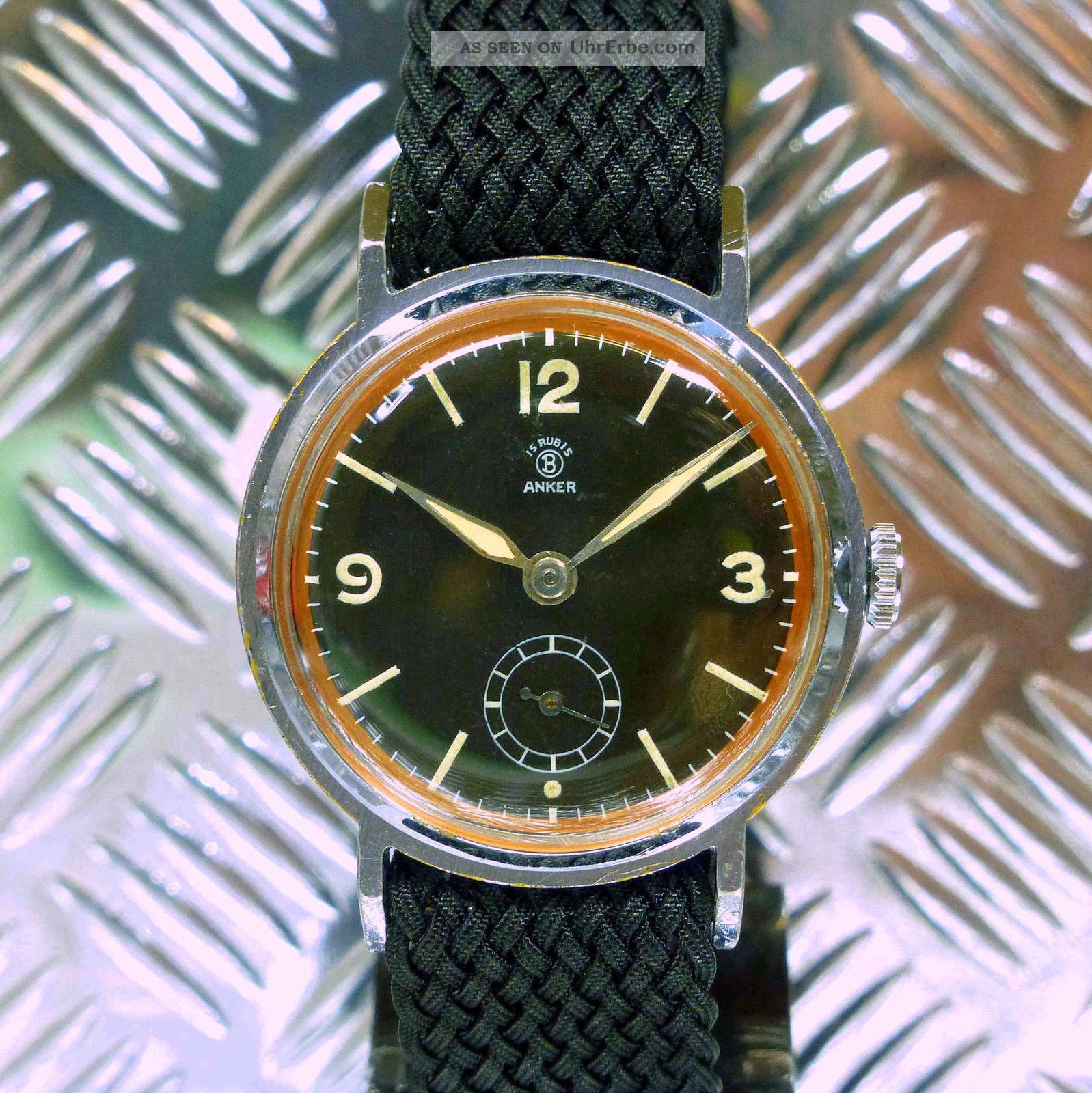 Vintage Echte Top 30èr Jahre Bifora Anker 102 Rar Armbanduhr Armbanduhren Bild