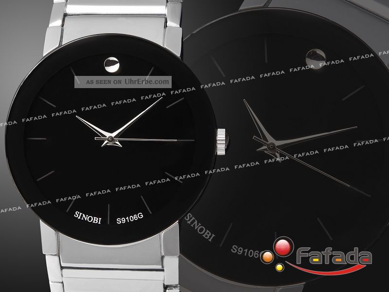 Fafada Sinobi Analog Armbanduhr Herren Damen Quarz Uhr Uhren Schwarz Elegant Armbanduhren Bild