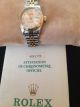 Rolex Lady Datajust Stahl/gold 750 Mit 10 Diamanten Armbanduhren Bild 4