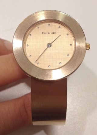 Edle Und Traumhaft Schöne Jean Le Mas Uhr 925/ - Silber Rotvergoldet Bild