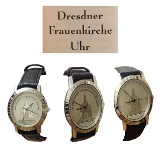 Dresdner Frauenkirche Uhr Herren Frauen Damen Uhr Armbanduhr Lederarmband Bild