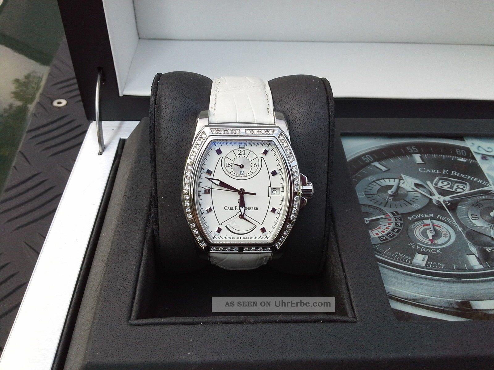 Carl F.  Bucherer Patravi T - 24,  Power Reserve,  48 Diamanten,  Eu - 12/2009,  Top Z. Armbanduhren Bild