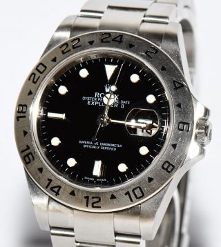 Rolex Explorer Ii Stahl Uhr Ref.  16570 Von 2008 Bild